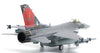 Lockheed Martin F-16, F-16C Fighting Falcon - 115th FW - Wisconsin ANG - w/Display Stand 1/72 Scale Diecast Metal Model by JC Wings