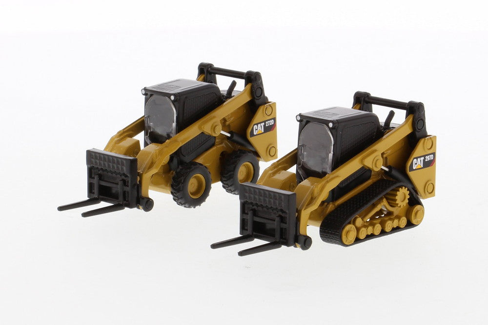 Set of 2 - Cat 272D2 Skid Steer Loader & Cat 297D2 Multi Terrain