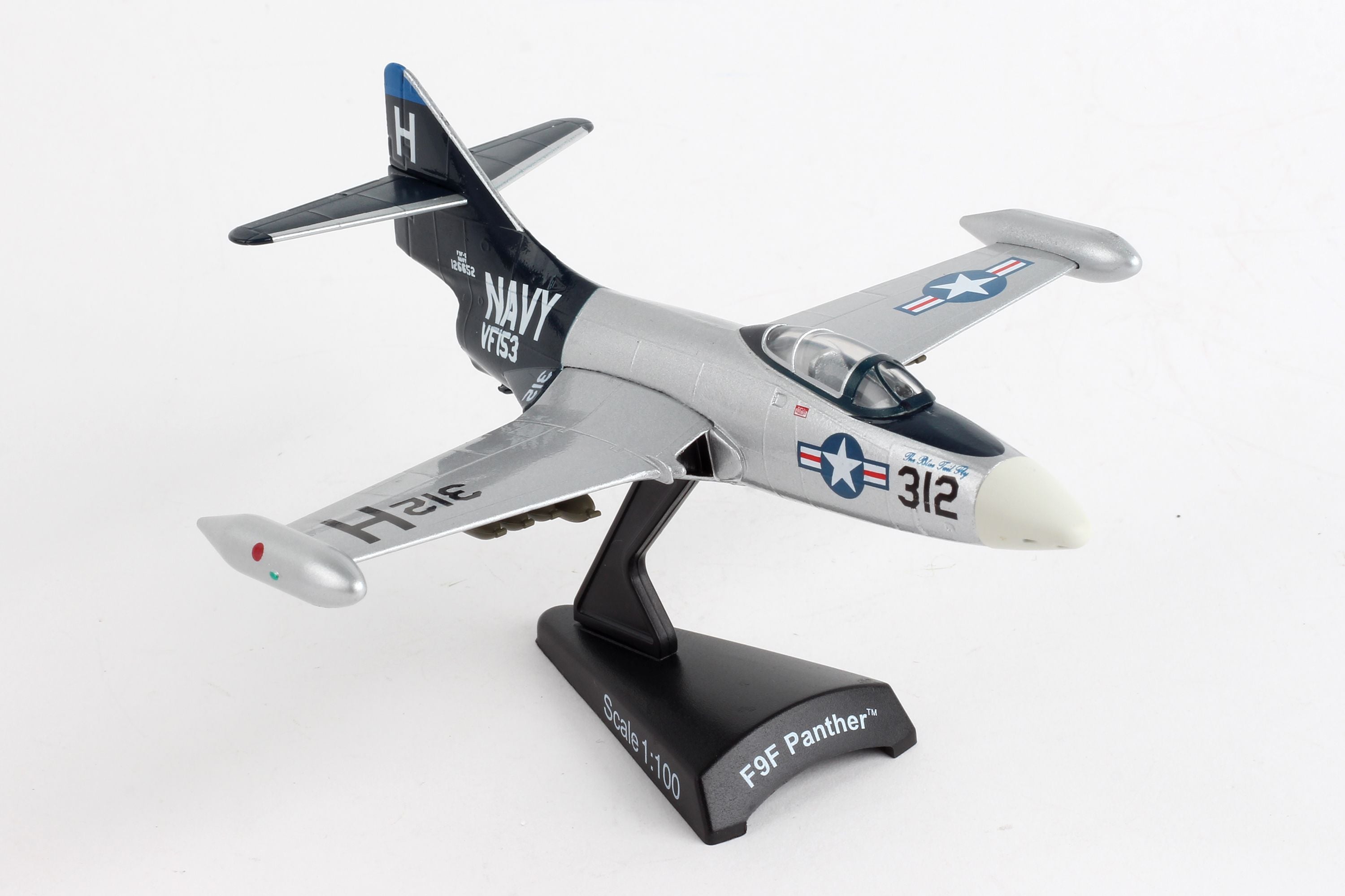 Grumman F9F Panther - VF-153 Blue Tail Flies- NAVY - 1/100 Scale