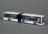 6" MTA New York City Articulated Hybrid Electric Bus 1/118 Scale  Diecast Model