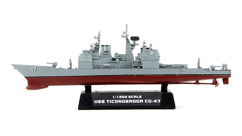 USS Ticonderoga CG-47 Guided Missile Cruiser - US NAVY 1/1250 