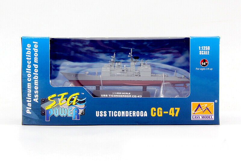 USS Ticonderoga CG-47 Guided Missile Cruiser - US NAVY 1/1250 