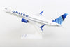 Boeing 737 737-800 United Airlines Airlines 1/130 Scale Model by Sky Marks