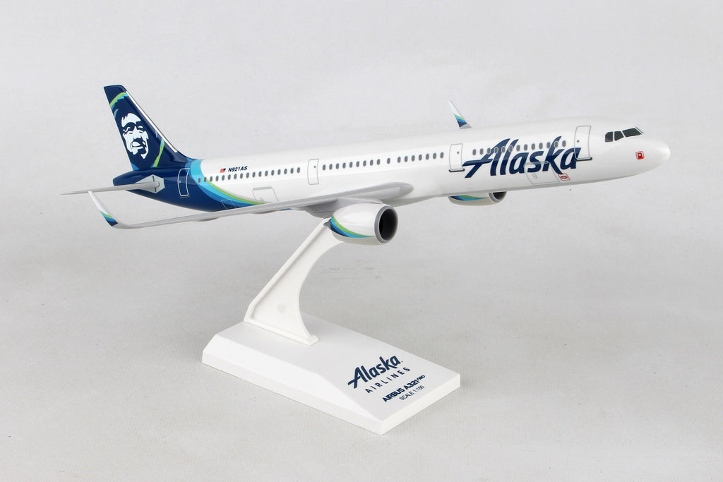 Airbus A321neo, A321 Alaska Airlines 1/150 Scale Model by Sky Marks